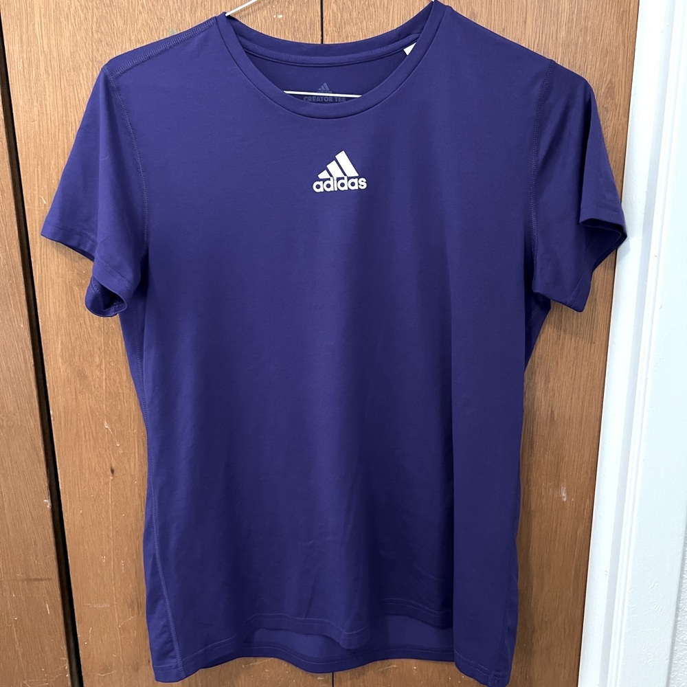Purple Adidas Dryfit Shirt
